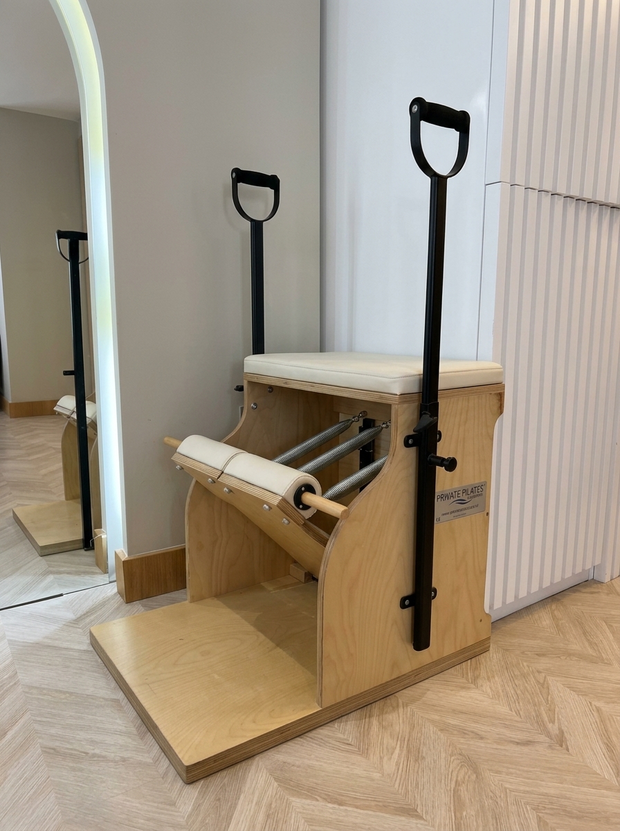 Wunda chair, pedalı ve iki tutamağıyla