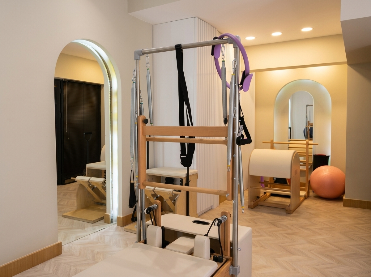 Cadillac, ladder barrel ve pilates topu